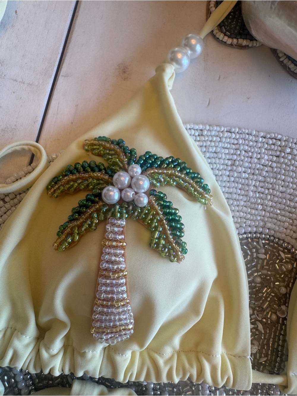 Bali beaded Palm tree bikini 🌴 - Picture 7 of 7